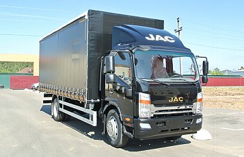 Авто JAC N-120 Европлатформа с полностью сдвижными элементами