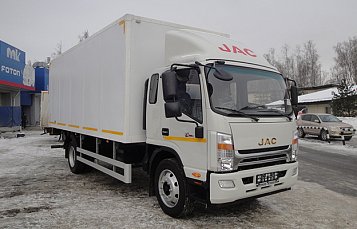 Авто JAC N-120 Промтоварный фургон+Гидроборт